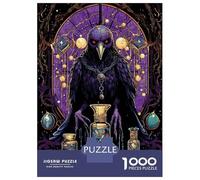 Jigsaw Puzzle for Adults 1000 Pieces Raven Alchemist Puzzle for Adults Relaxing Games For Family Fun Difficult And Challenge 38x26cm/1000pcs
