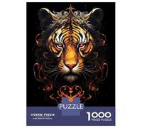 Jigsaw Puzzle for Adults 1000 Pieces Ritual Tiger Jigsaws for Adults Toy Wall Decor Improve Memory for Is Ideal As A Gift 70x50cm/1000pcs