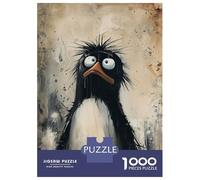Jigsaw Puzzle for Adults 1000 Pieces Sad Penguin Teenager Puzzles Fun Games Staycation Kill Time for Is Ideal As A Gift 52x38cm/1000pcs