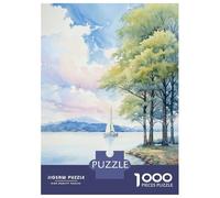 Jigsaw Puzzle for Adults 1000 Pieces Sail at Dawn Jigsaw Puzzle Brain Teaser Game Stress Reliever Birthday And Unique Gifts 52x38cm/1000pcs