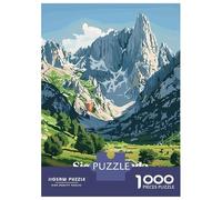 Jigsaw Puzzle for Adults 1000 Pieces Sierra Nevada National Park Spain Jigsaw Puzzle Relax Games Precision Cutting Parent-child Interaction 38x26cm/1000pcs