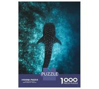 Jigsaw Puzzle for Adults 1000 Pieces Silhouette of A Whale Jigsaw Puzzle Relax Games Precision Cutting Parent-child Interaction 70x50cm/1000pcs