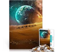 Jigsaw Puzzle for Adults 1000 Pieces Space Desert Help the brain exercise addictive toys to cultivate patience 50x75cm Home Art Decor for ages 14+