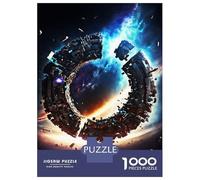 Jigsaw Puzzle for Adults 1000 Pieces Space Portal Quantum Teenager Puzzles Fun Games Staycation Kill Time for Is Ideal As A Gift 70x50cm/1000pcs