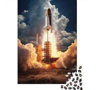 Jigsaw Puzzle for Adults 1000 Pieces Space Shuttle Launch-2 Adult Jigsaw Puzzle Family Game Enhance Memory Parent-child Interaction 52x38cm/1000pcs