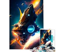 Jigsaw Puzzle for Adults 1000 Pieces Spacecraft Nuclear Educational Game Learning Educational Toys Great Gifts And Toys for The Whole Family (Size 50x75cm)