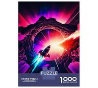 Jigsaw Puzzle for Adults 1000 Pieces Spaceship Story Teenager Puzzles Fun Games Staycation Kill Time for Is Ideal As A Gift 52x38cm/1000pcs