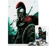 Jigsaw Puzzle for Adults 1000 Pieces Spartan Valor Hands-on Game Perfect Decoration Educational Toy Suitable for Desktop Decoration (50x75cm)