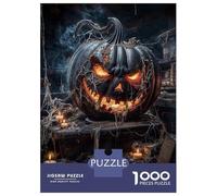 Jigsaw Puzzle for Adults 1000 Pieces Spooky Halloween Pumpkin Jigsaws for Adults Toy Wall Decor Improve Memory for Is Ideal As A Gift 52x38cm/1000pcs
