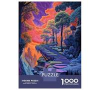 Jigsaw Puzzle for Adults 1000 Pieces Stairway to Surreal Jigsaw Puzzle Brain Teaser Game Stress Reliever Birthday And Unique Gifts 70x50cm/1000pcs