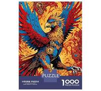 Jigsaw Puzzle for Adults 1000 Pieces Steampunk Phoenix Adult Jigsaw Puzzle Hands-on Game Pattern Assembly Unique Gifts for Birthday And Christmas 52x38cm/1000pcs