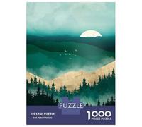 Jigsaw Puzzle for Adults 1000 Pieces Summer Forest Mist Jigsaws for Adults Toy Wall Decor Improve Memory for Is Ideal As A Gift 38x26cm/1000pcs