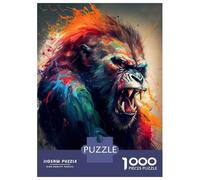 Jigsaw Puzzle for Adults 1000 Pieces The Angry Ape Jigsaws for Adults Toy Wall Decor Improve Memory for Is Ideal As A Gift 52x38cm/1000pcs