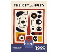 Jigsaw Puzzle for Adults 1000 Pieces, The Cut Outs Gallery Artwork, Creative Leisure Activity, Perfect, Precision Cut Pieces, 52x38cm/1000pcs