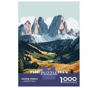 Jigsaw Puzzle for Adults 1000 Pieces, The Dolomites Alta Via 1 Italy Artwork, Premium Puzzle Challenge, Gift for Adults, Precision Cut Pieces, 70x50cm/1000pcs