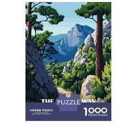 Jigsaw Puzzle for Adults 1000 Pieces, The Lycian Way, Turkey Artwork, Mindfulness Activity, Winter Indoor Entertainment, Premium Puzzle Pieces, 70x50cm/1000pcs