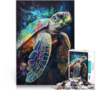 Jigsaw Puzzle for Adults 1000 Pieces The Patient Turtle Handgeschwindigkeitswettbewerb Wanddekoration52x38cm