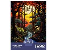 Jigsaw Puzzle for Adults 1000 Pieces The River at Dusk Teenager Puzzles Fun Games Staycation Kill Time for Is Ideal As A Gift 70x50cm/1000pcs