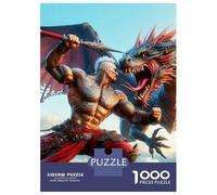Jigsaw Puzzle for Adults 1000 Pieces The Tattooed Champion Jigsaw Puzzle Brain Teaser Game Stress Reliever Birthday And Unique Gifts 70x50cm/1000pcs