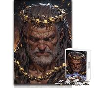 Jigsaw Puzzle for Adults 1000 Pieces Throne of Chains - The Fallen King's Wrath For Family Fun Toy Wall Decor Suitable for Ages 14 And Up (size 50x75cm)