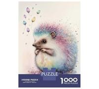 Jigsaw Puzzle for Adults 1000 Pieces Tiny Little Hedgehog Puzzle for Adults Family Game Improve Memory Parent-child Interaction 38x26cm/1000pcs