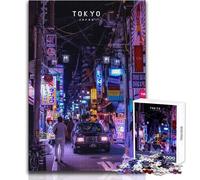 Jigsaw Puzzle for Adults 1000 Pieces Tokyo Beautiful Design Game A Work of Art Gift For Birthdays Size 38x26cm