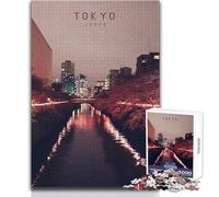 Jigsaw Puzzle for Adults 1000 Pieces Tokyo Beautiful Design Game A Work of Art Gift For Birthdays Size 38x26cm