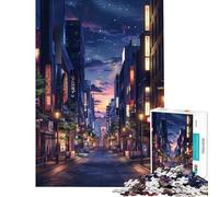 Jigsaw Puzzle for Adults 1000 Pieces Tokyo by Night Educational Challenge Hand Speed Race DIY Toys for And 14 Years And over (50x75cm)
