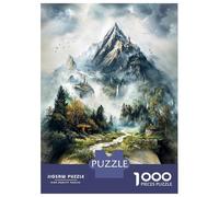 Jigsaw Puzzle for Adults 1000 Pieces Tome of Endless Realms Puzzle for Adults Family Game Improve Memory Parent-child Interaction 70x50cm/1000pcs