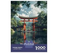 Jigsaw Puzzle for Adults 1000 Pieces Torii Gate Japanese Teenager Puzzles Fun Games Staycation Kill Time for Is Ideal As A Gift 38x26cm/1000pcs
