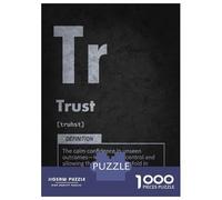 Jigsaw Puzzle for Adults 1000 Pieces Trust Element - Manifestation Law of Attraction Jigsaw Puzzle Relax Games Precision Cutting Parent-child Interaction 38x26cm/1000pcs