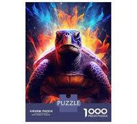 Jigsaw Puzzle for Adults 1000 Pieces Turtle Animals Jigsaw for Adults Relax Games Hand Speed Race Difficult And Challenge 38x26cm/1000pcs