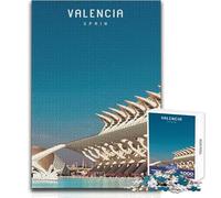 Jigsaw Puzzle for Adults 1000 Pieces Valencia Beautiful Design Game A Work of Art Gift For Birthdays Size 38x26cm