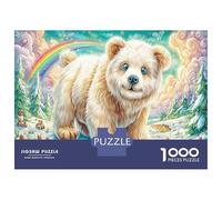 Jigsaw Puzzle for Adults 1000 Pieces Vibrant And Fluffy Little Bear, Educational Games Home Decoration Great Gift Adult 38x26cm/1000pcs