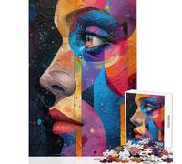 Jigsaw Puzzle for Adults 1000 Pieces Vibrant Unity Practical Game Wall Decoration DIY Toys Suitable for Desktop Decoration (38x26cm)