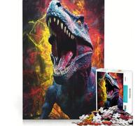Jigsaw Puzzle for Adults 1000 Pieces Vicious Raptor Relaxing Games Birthday Present Christmas Birthday Gifts 38x26cm