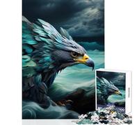 Jigsaw Puzzle for Adults 1000 Pieces Wave Rider Falcon Jigsaw for Teenagers Precision Cutting Every Piece Is Unique - Stress Reduction Gifts (38x26cm)