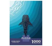 Jigsaw Puzzle for Adults 1000 Pieces Whale Shark in The Ocean Depths Jigsaw for Adults Relax Games Hand Speed Race Difficult And Challenge 38x26cm/1000pcs