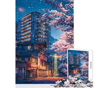 Jigsaw Puzzle for Adults 1000 Pieces When The Sakura Bloom Family Game Tough Challenge Educational Toy Gifts for Friends And Family (50x75cm)