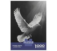 Jigsaw Puzzle for Adults 1000 Pieces White Dove Teenager Puzzles Fun Games Staycation Kill Time for Is Ideal As A Gift 52x38cm/1000pcs