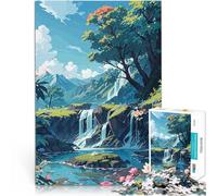 Jigsaw Puzzle for Adults 1000 Pieces Wild Flower Lernspiel-Herausforderungsspielzeug Geburtstagsgeschenk, Geschenke, Wandkunst38x26cm