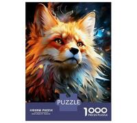 Jigsaw Puzzle for Adults 1000 Pieces Wild Fox Art Jigsaws for Adults Toy Wall Decor Improve Memory for Is Ideal As A Gift 70x50cm/1000pcs