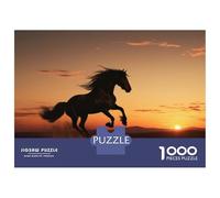 Jigsaw Puzzle for Adults 1000 Pieces Wild Horse Running Desert Jigsaw Puzzle Brain Teaser Game Stress Reliever Birthday And Unique Gifts 70x50cm/1000pcs