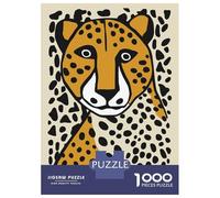 Jigsaw Puzzle for Adults 1000 Pieces Wildlife Cheetah Portrait Jigsaws for Adults Toy Wall Decor Improve Memory for Is Ideal As A Gift 70x50cm/1000pcs
