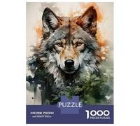Jigsaw Puzzle for Adults 1000 Pieces Wolf Folk Jigsaw Puzzle Relaxing Games Difficult Challenge Unique Gifts for Birthday And Christmas 38x26cm/1000pcs