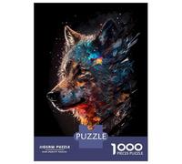 Jigsaw Puzzle for Adults 1000 Pieces Wolf Jigsaws for Adults Toy Wall Decor Improve Memory for Is Ideal As A Gift 52x38cm/1000pcs