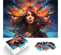 Jigsaw Puzzle for Adults 1000 Pieces woman puzzle game 26x38cm for is ideal as a gift for the whole family for teenager 14+