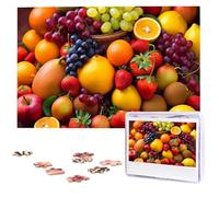 Jigsaw Puzzle for Adults 1000 Pieces Wooden Puzzle Modern Art Puzzle Fresh Fruits Challenging Puzzles Custom Picture Puzzle Personalized Photo Puzzle for Gift Family