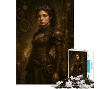 Jigsaw Puzzle for Adults 1000 Pieces Workshop Inventor's Gaze for Educational Game Toy Intellectual Game Secret Santa Gifts Stress Reliever (Size 38x52cm)