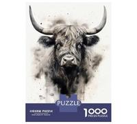 Jigsaw Puzzle for Adults 1000 Pieces Yak Portrait Puzzles for Adults Relax Games Pattern Assembly for Is Ideal As A Gift 38x26cm/1000pcs
